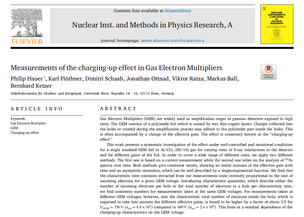 Measurements of the charging-up effect in Gas Electron Multipliers