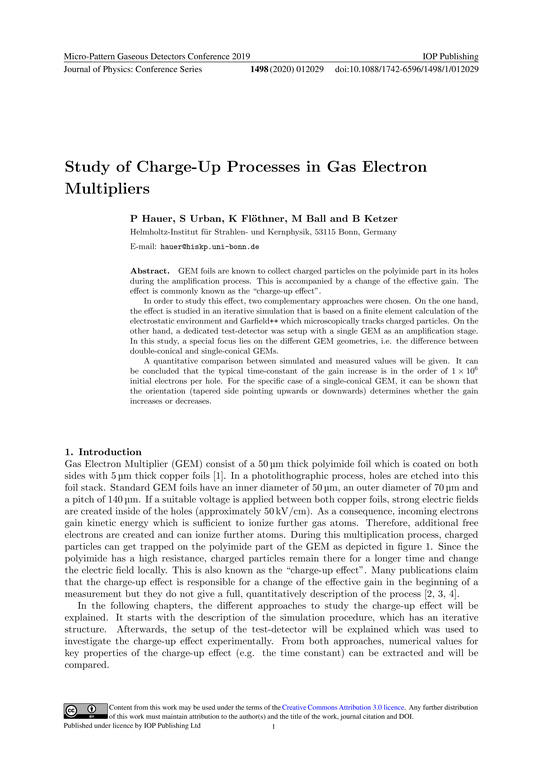 Study of Charge-Up Processes in Gas Electron Multipliers