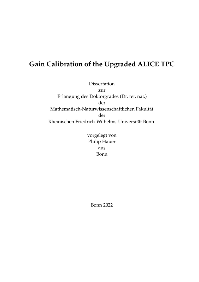 Gain Calibration of the Upgraded ALICE TPC