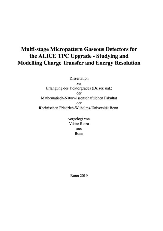 Multi-stage Micropattern Gaseous Detectors for the ALICE TPC Upgrade